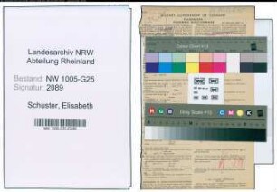 Entnazifizierung Elisabeth Schuster , geb. 28.05.1901 (Tabakwarenhaendler)