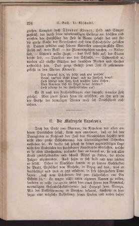 11. Die Maßregeln Napoleon's.