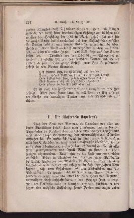 11. Die Maßregeln Napoleon's.
