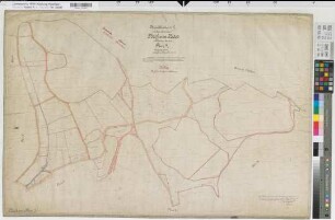 Beckum (Balve), Teilung der Gemarkung Beckum, Bl.3 Brouillonkarte II Beckum Flur 3