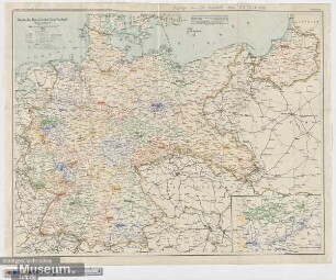 Deutsche Reichsbahn-Gesellschaft Übersichtskarte
