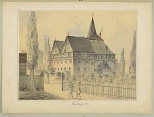 Die Wasserburg Sachsgrün, auch Schloss Sachsgrün, später Rittergut in Sachsgrün (Triebel-Sachsgrün) im Vogtland