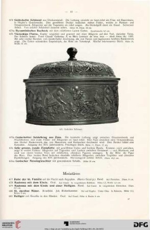 Miniatüren (Nr. 677-732)