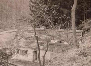 Dorfhain, Huthaus des Gottes Neue Hilfe Erbstollen im Tal der Wilden Weißeritz