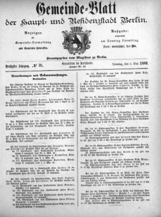 1889,18: No. 18, 5. Mai 1889