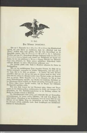 Der Winter 1914/1915