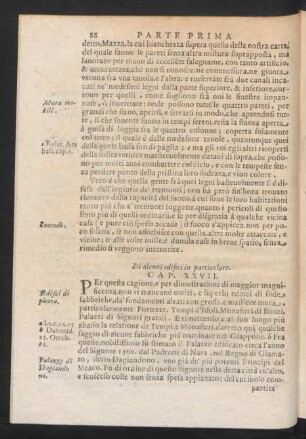 Cap. XXVII. Di alcuni edifici in particolare
