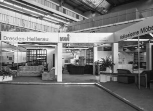 Ausstellungsfläche des VEB Möbelkombinat Dresden-Hellerau