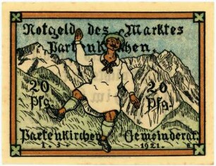 Geldschein / Notgeld, 20 Pfennig, 1.3.1921