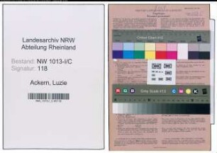 Entnazifizierung Luzie Van Ackern , geb. 26.06.1908 (Geschaeftsfuehrerin)