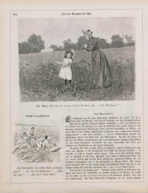 "In der Sommerfrische" "Recht beruhigend"
