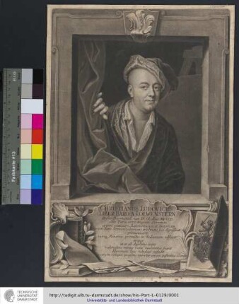 Christianus Ludovicus Liber Baro A Loewenstern V. : Hasso-Darmstad. nat. IV. id. Aug. MDCCII. ...