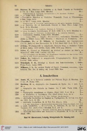 5. Inschriften (Nr. 1295 - 1335)
