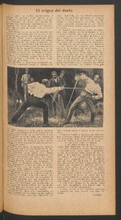 El origen del duelo
