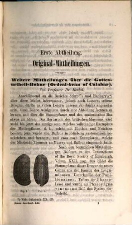 Neues Jahrbuch für Pharmacie und verwandte Fächer : eine Zeitschr. d. Allgemeinen Deutschen Apotheker-Vereins, Abtheilung Süddeutschland. 21. 1864