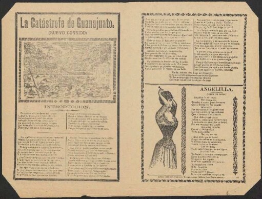 La catástrofe de Guanajuato : (nuevo corrido)