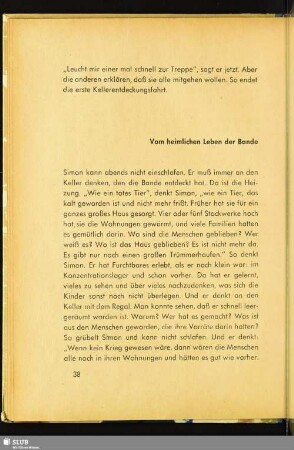 Vom heimlichen Leben der Bande