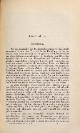 Ausgewählte Biographien des Plutarch, 3. Themistokles und Perikles