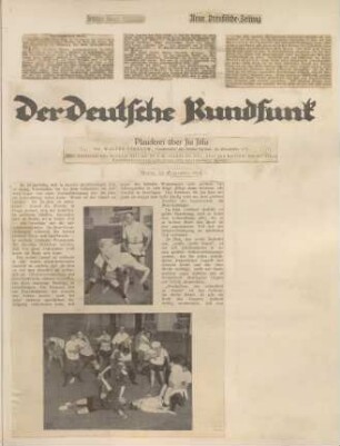 Album Erich Rahn; Zeitungsartikel von Walter Strelow