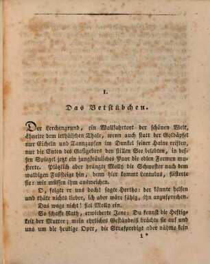 Sämmtliche Schriften, 75. Kleinbilder. Die Erscheinungen.