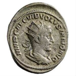 Münze, Antoninian, 251 - 253 n. Chr.