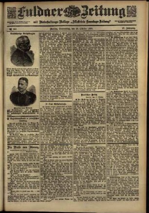 Ausgabe vom Donnerstag, den 18. Oktober 1900.