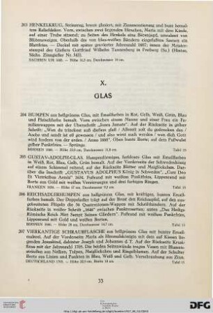 X. Glas (Nr. 204-239)
