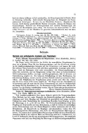Normale und pathologische Anatomie und Physiologie