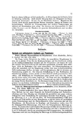 Normale und pathologische Anatomie und Physiologie