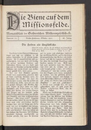 Nummer 10. Oktober 1916