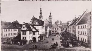 Der Marktplatz zu Pirna
