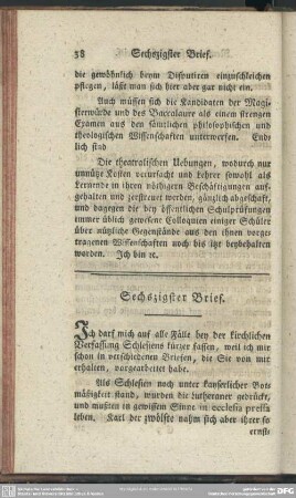 Sechszigster Brief