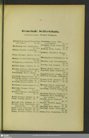 Gemeinde Seifertshain