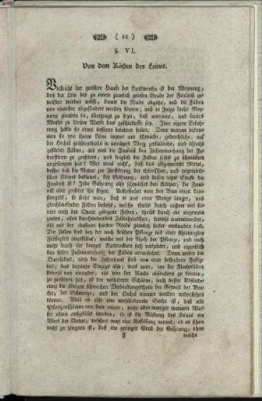 §. VI. Von dem Rösten des Leines