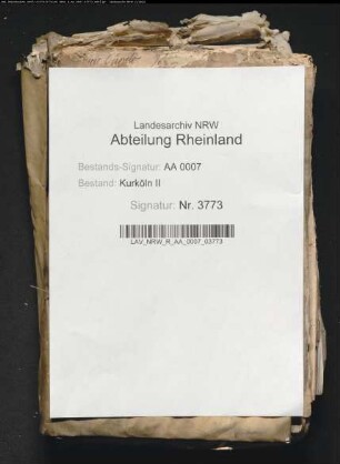 Kurfürst und Klerus zu Köln gegen die Stadt