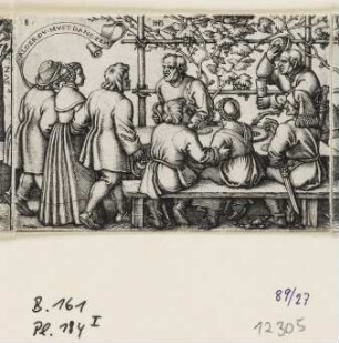 Bauernschmaus, Blatt 8 der Folge "Bauernfest oder die zwölf Monate"
