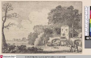 [Abraham verbannt Hagar und Ismael; Abraham casting out Hagar and Ishmael]