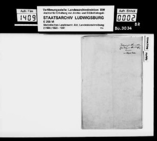 Bemerkungen des Topographen [Karl Eduard] Paulus zum topographischen Atlasblatt Alpirsbach