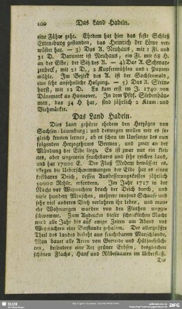 Das Land Hadeln