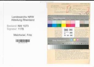 Entnazifizierung Fritz Meichsner , geb. (Bahnbeamter)