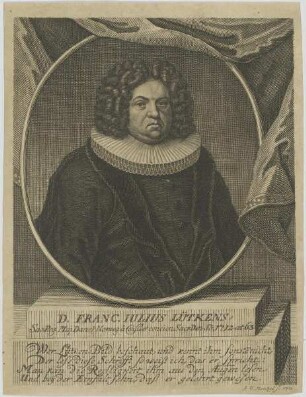 Bildnis des Franc Iulius Lütkens