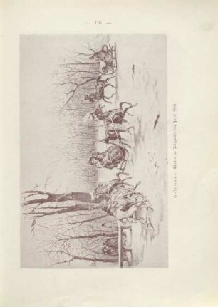 Winter im Tiergarten im Jahre 1860