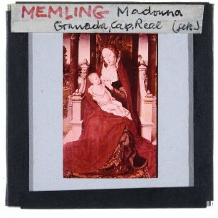 Memling, Madonna auf dem Thron mit Jesuskind (Granada)