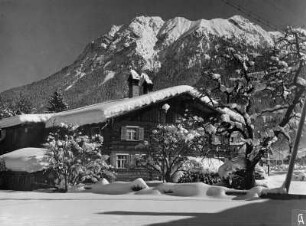 Allgäuer Alpen, Rubihorn, Oberstdorf, Bauernhaus an der Walser-Strasse