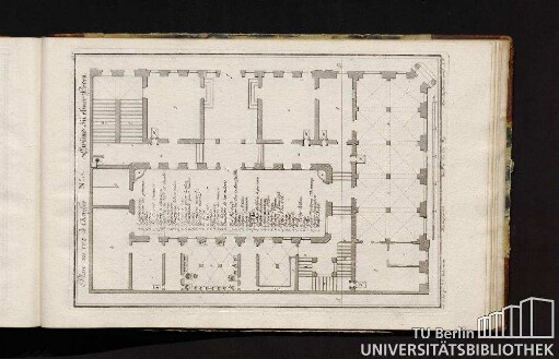 No. 5. Plan au rez de Chausée. Grund zu ebner Erden.