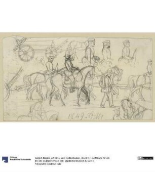 Artillerie- und Reiterstudien