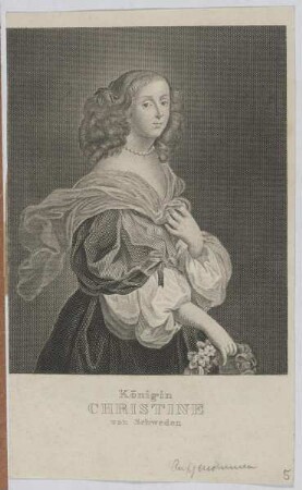 Bildnis der Christine, Königin von Schweden