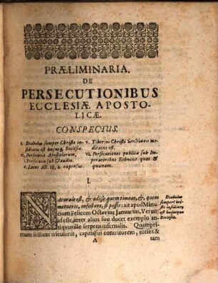 Liber de persecutionibus Ecclesiae primitivae