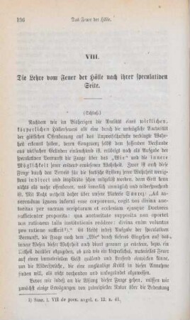 136-164 Die Lehre vom Feuer der Hölle nach ihrer speculativen Seite : Schluß