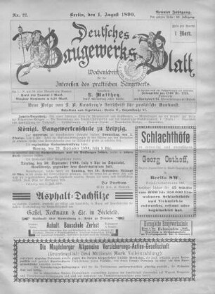 50. Jahrgang. Nr. 22.